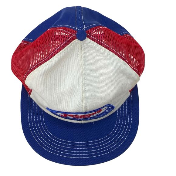 VTG Jacques Seeds Red White & Blue Hat Snapback Cap USA K-Brand Trucker (H6) - Picture 3 of 9